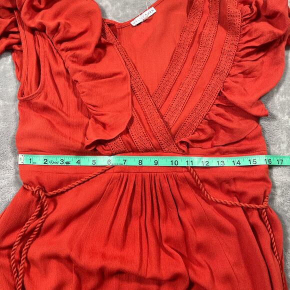 Baltic Born Jennifer Dress Large Boho Flowy Romantic Flutter Maxi Party Event - Picture 7 of 9